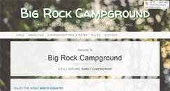 Desktop Screenshot of bigrockcampgroundnh.com